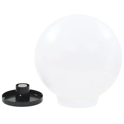 The Living Store - Plastique - Lampe à LED sous forme de boule 2 pcs Sphérique - TLS50657 5