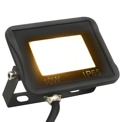vidaXL - Aluminium - Spotlight LED 10 W warmwit - TLS149605