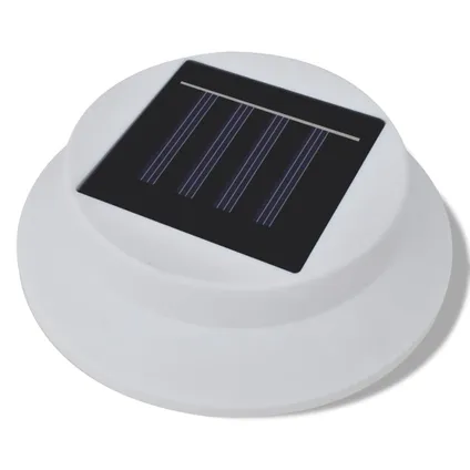 vidaXL - Kunststof - Solar buitenlampset 6 stuks wit - TLS41181 5