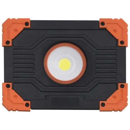 vidaXL - Kunststof - Spotlight draagbaar LED ABS 10 W koudwit - TLS149673 3