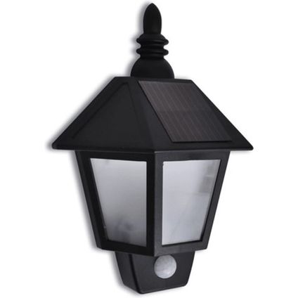 The Living Store - Kunststof - Solar Muurlamp met bewegingssensor - TLS41182