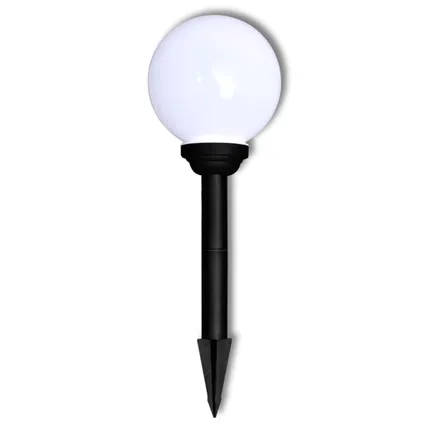 vidaXL - Kunststof - Tuinpadlampen 3 st met grondpin LED 20 cm - TLS40864 4