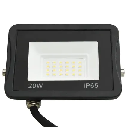 vidaXL LED Spotlight Tuinlamp - 12.5 x 8.5 cm - 20W - Koudwit - 6.000K 3