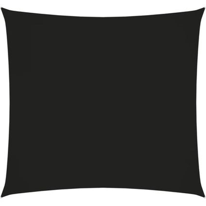vidaXL Zonnezeil - vierkant - 5 x 5 m - PU-gecoat oxford - zwart