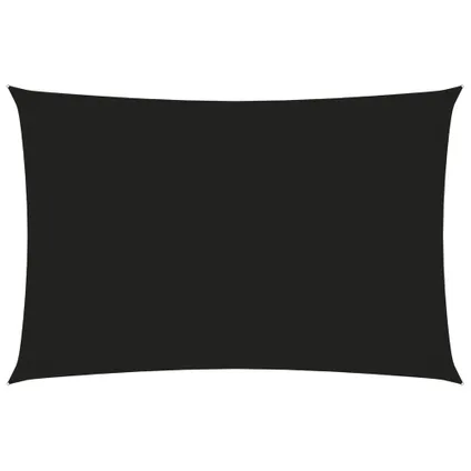 vidaXL - Zonnescherm rechthoekig 2x4,5 m oxford stof zwart - TLS135753