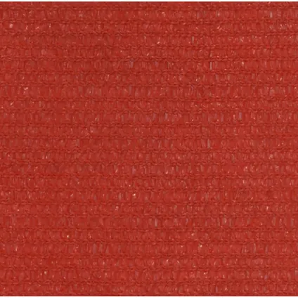 vidaXL - - Zonnezeil 160 g/m² 2x4,5 m HDPE rood - TLS311615 3