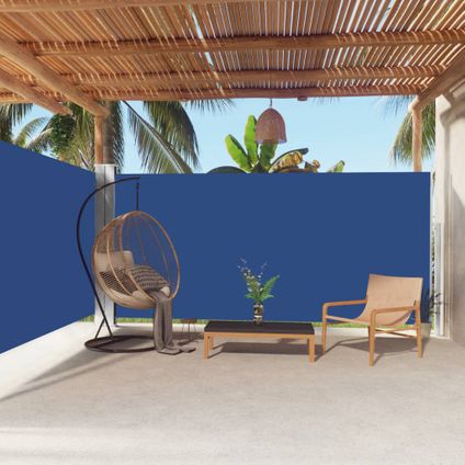 The Living Store - - Auvent latéral rétractable Bleu 180x600 cm - TLS318004