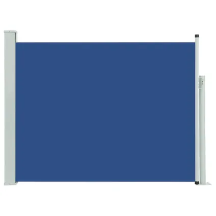vidaXL - Tuinscherm uittrekbaar 140x500 cm blauw - TLS48396 2
