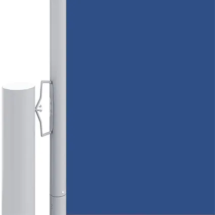vidaXL - - Windscherm uittrekbaar 117x1200 cm blauw - TLS318058 3