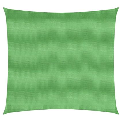 The Living Store - - Voile d'ombrage 160 g/m² Vert clair 3,6x3,6 m PEHD - TLS311275