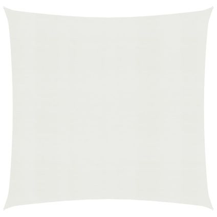 The Living Store - - Voile d'ombrage 160 g/m² Blanc 3x3 m PEHD - TLS311219