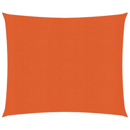 The Living Store - - Voile d'ombrage 160 g/m² Orange 3,6x3,6 m PEHD - TLS311660