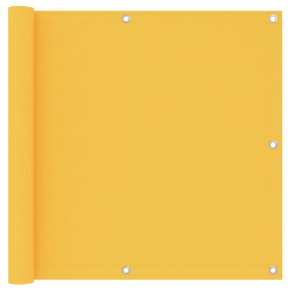 vidaXL - - Balkonscherm 90x400 cm oxford stof geel - TLS135025