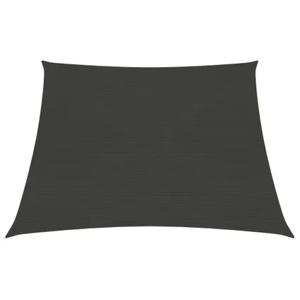 The Living Store - - Voile d'ombrage 160 g/m² Anthracite 3/4x2 m PEHD - TLS311103