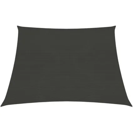 The Living Store - - Voile d'ombrage 160 g/m² Anthracite 3/4x2 m PEHD - TLS311103 8