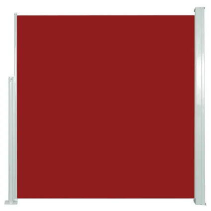 vidaXL - Tuinscherm uittrekbaar 140x300 cm rood - TLS317877 2