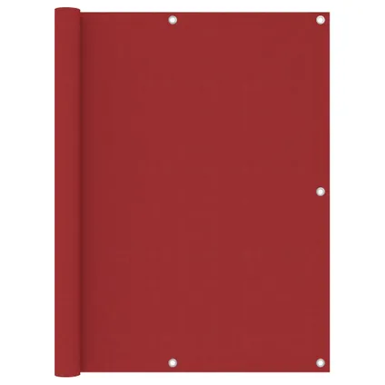 vidaXL - Balkonscherm 120x400 cm oxford stof rood - TLS135041