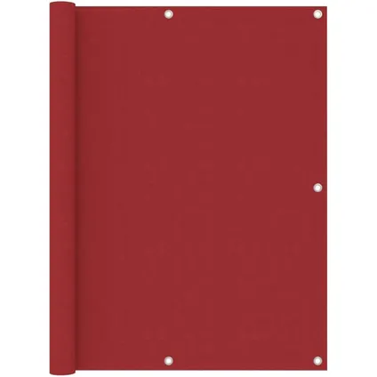 vidaXL - Balkonscherm 120x400 cm oxford stof rood - TLS135041 9