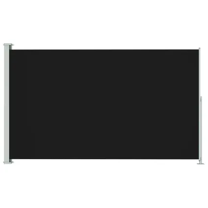 vidaXL - - Tuinscherm uittrekbaar 180x300 cm zwart - TLS313399 2