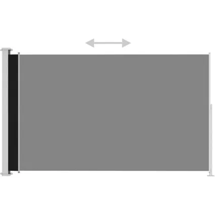 vidaXL - - Tuinscherm uittrekbaar 180x300 cm zwart - TLS313399 9