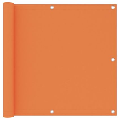 vidaXL - - Balkonscherm 90x400 cm oxford stof oranje - TLS135049