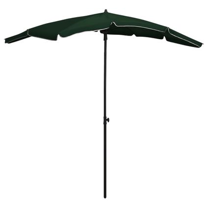 vidaXL - - Parasol de jardin avec mât 200x130 cm Vert - 315552