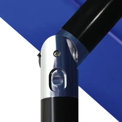 vidaXL - Parasol 3-laags met aluminium paal 3,5 m azuurblauw - TLS313883 6