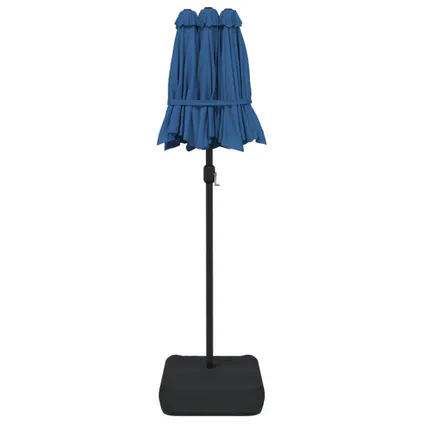 The Living Store - - Parasol à double tête avec LED bleu azuré 316x240 cm - TLS362976 7