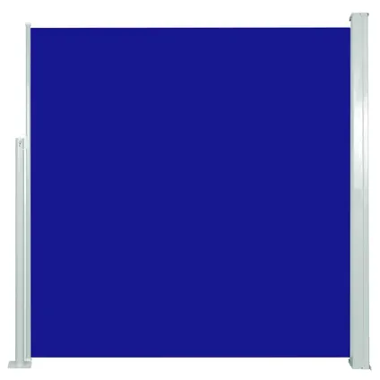 vidaXL - Tuinscherm uittrekbaar 140x300 cm blauw - TLS317876 2