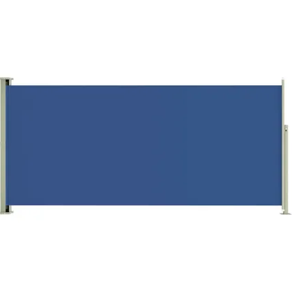 vidaXL - Tuinscherm uittrekbaar 140x300 cm blauw - TLS317876 8