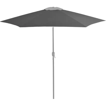 vidaXL - Vervangingsdoek voor parasol 300 cm antracietkleurig - TLS313796 9