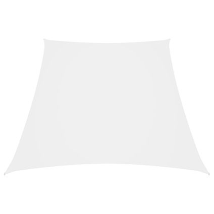 The Living Store - - Voile de parasol Tissu Oxford trapèze 2/4x3 m Blanc - TLS135296