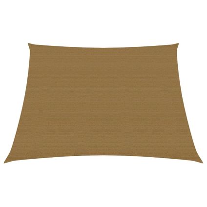 The Living Store - - Voile d'ombrage 160 g/m² Taupe 3/4x2 m PEHD - TLS311433