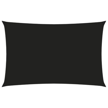 vidaXL - - Zonnescherm rechthoekig 2x5 m oxford stof zwart - TLS135754