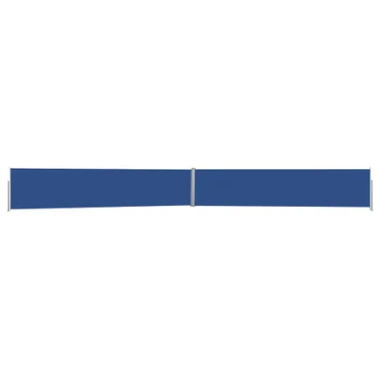 vidaXL - - Tuinscherm uittrekbaar 140x1200 cm blauw - TLS313391