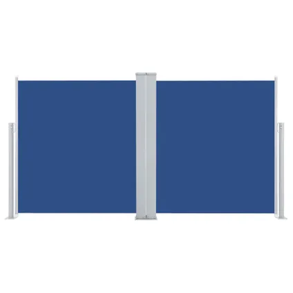 vidaXL - Windscherm uittrekbaar 117x600 cm blauw - TLS317986 4