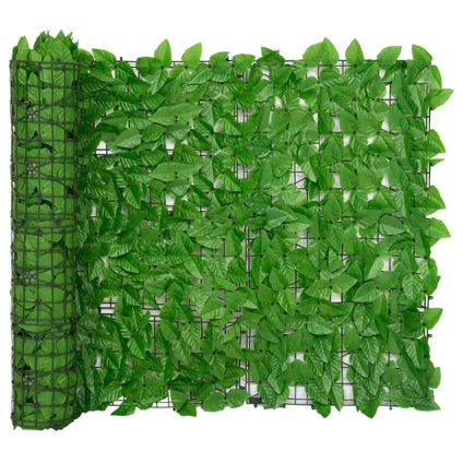 vidaXL - - Balkonscherm met groene bladeren 300x100 cm - TLS315499