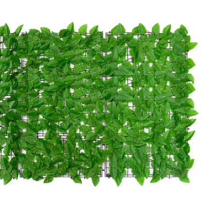 vidaXL - Balkonscherm met groene bladeren 300x100 cm - TLS315499 3