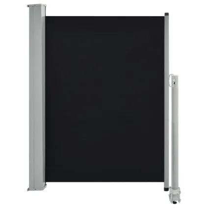 vidaXL - - Tuinscherm uittrekbaar 100x300 cm zwart - TLS45184 2