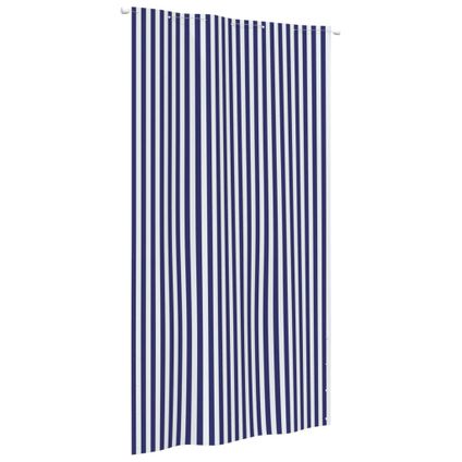 The Living Store - - Écran de balcon Bleu et blanc 140x240 cm Tissu Oxford - TLS148591