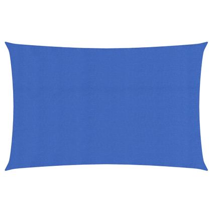 The Living Store - - Voile d'ombrage 160 g/m² Bleu 2x5 m PEHD - TLS311506