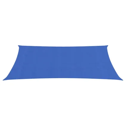 The Living Store - - Voile d'ombrage 160 g/m² Bleu 2x5 m PEHD - TLS311506 2