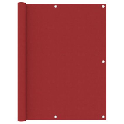 vidaXL - - Balkonscherm 120x600 cm oxford stof rood - TLS135043