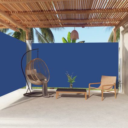 The Living Store - - Auvent latéral rétractable Bleu 200x600 cm - TLS318010