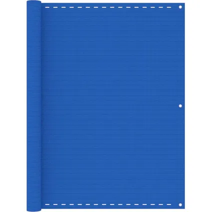 vidaXL - - Balkonscherm 120x300 cm HDPE blauw - TLS310988 7