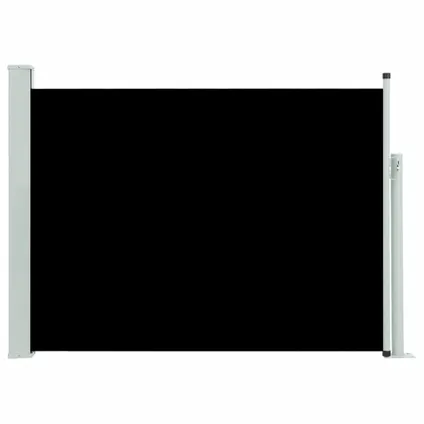 vidaXL - - Tuinscherm uittrekbaar 117x500 cm zwart - TLS317910 2