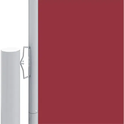 vidaXL - Windscherm uittrekbaar 180x600 cm rood - TLS318005 3