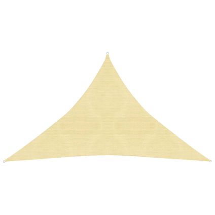 The Living Store - - Voile d'ombrage 160 g/m² Beige 3x3x4,2 m PEHD - TLS311144