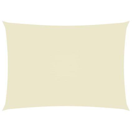 vidaXL Zonnezeil Rechthoekig 3x4.5m - Crème - PU-gecoat Oxford stof