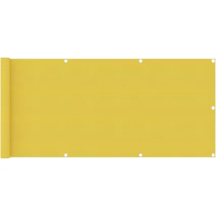 vidaXL - Balkonscherm 75x300 cm HDPE geel - TLS310992 7